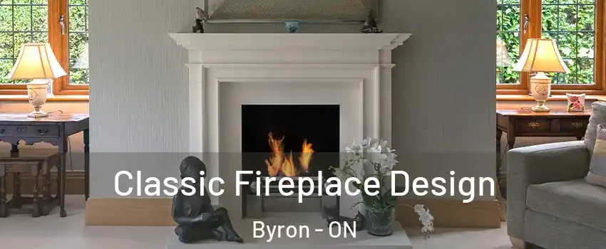  Classic Fireplace Design Byron - ON